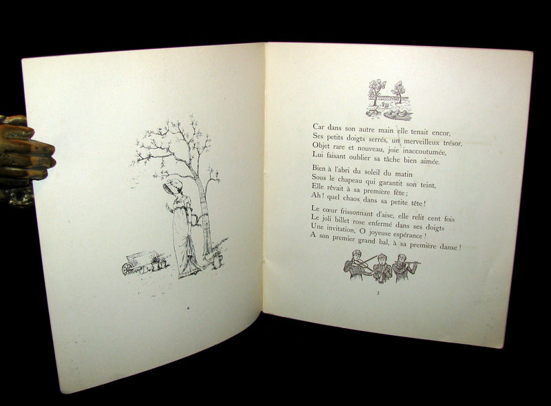 1890 Scarce French Book ~  Desires, Dances & Disappointments illustrated by the Casella Sisters