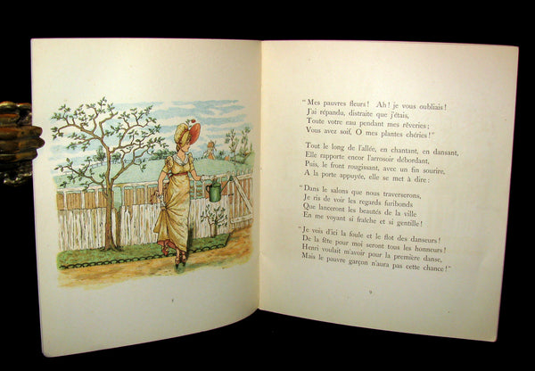 1890 Scarce French Book ~  Desires, Dances & Disappointments illustrated by the Casella Sisters