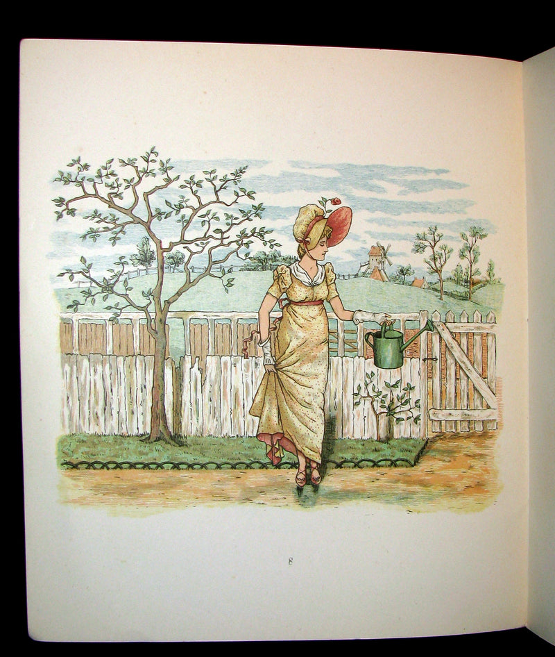 1890 Scarce French Book ~  Desires, Dances & Disappointments illustrated by the Casella Sisters