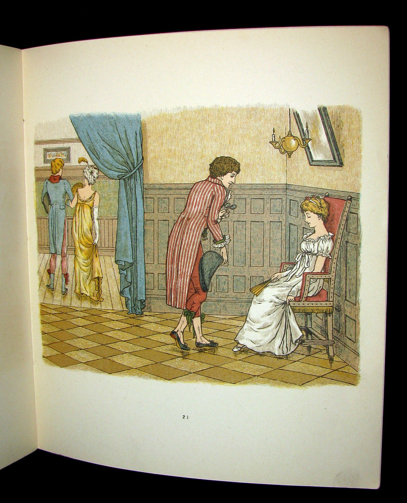 1890 Scarce French Book ~  Desires, Dances & Disappointments illustrated by the Casella Sisters