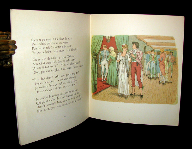 1890 Scarce French Book ~  Desires, Dances & Disappointments illustrated by the Casella Sisters