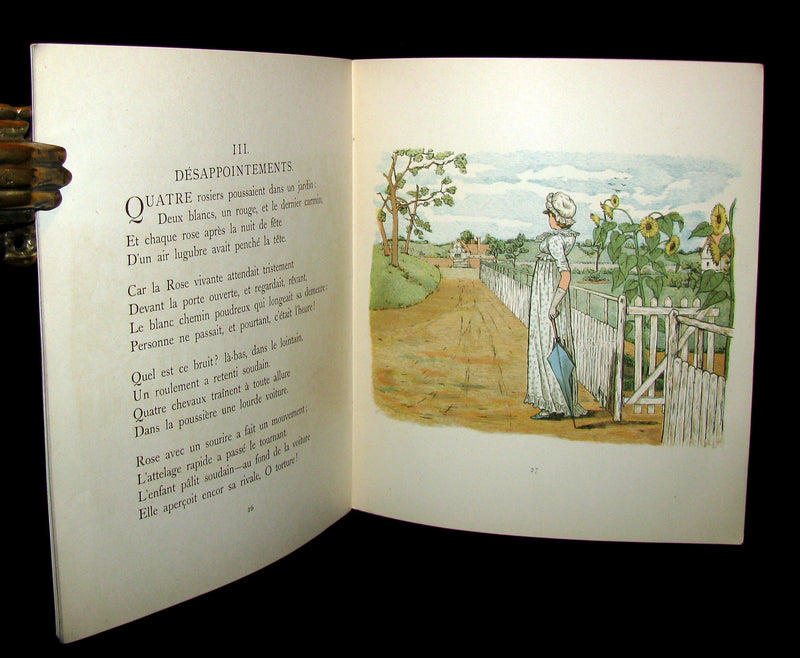 1890 Scarce French Book ~  Desires, Dances & Disappointments illustrated by the Casella Sisters