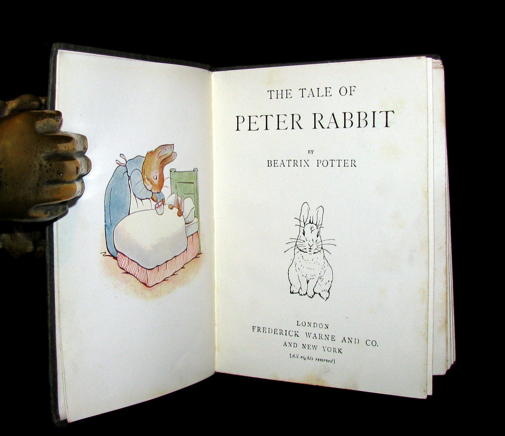 1910 Rare UK early Edition - THE TALE OF PETER RABBIT by Beatrix Potte ...