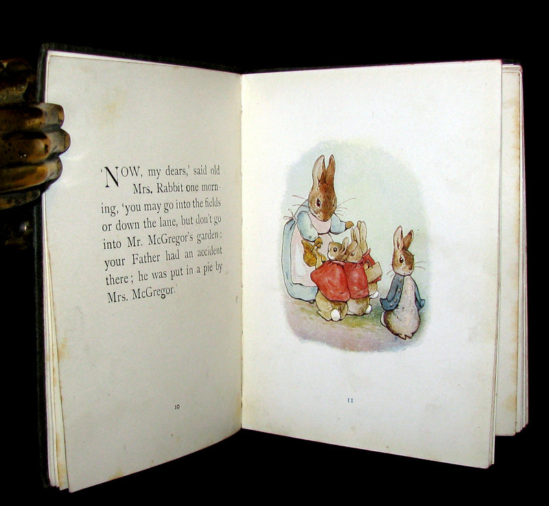 1910 Rare UK early Edition - THE TALE OF PETER RABBIT by Beatrix Potter.