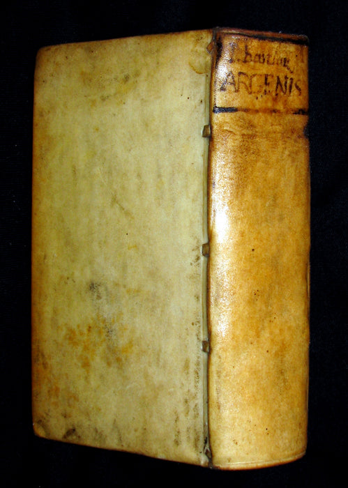 1659 Rare Latin Vellum Book - Io. Barclaii ARGENIS. Editio novissima. Elzevir.