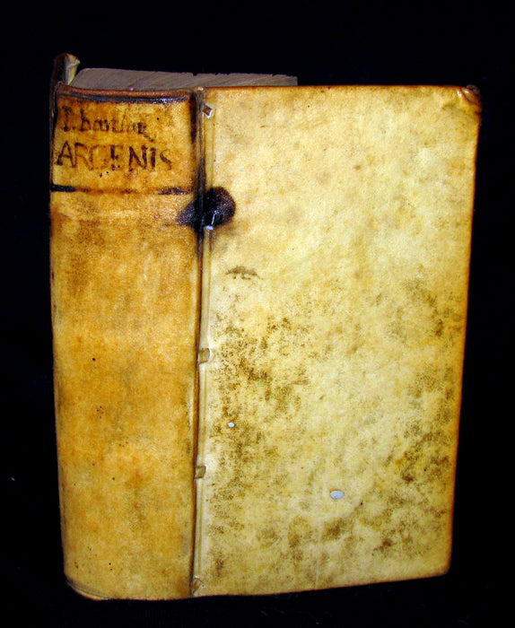 1659 Rare Latin Vellum Book - Io. Barclaii ARGENIS. Editio novissima. Elzevir.