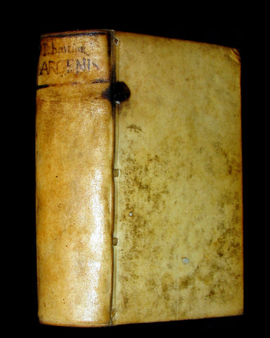 1659 Rare Latin Vellum Book - Io. Barclaii ARGENIS. Editio novissima. Elzevir.