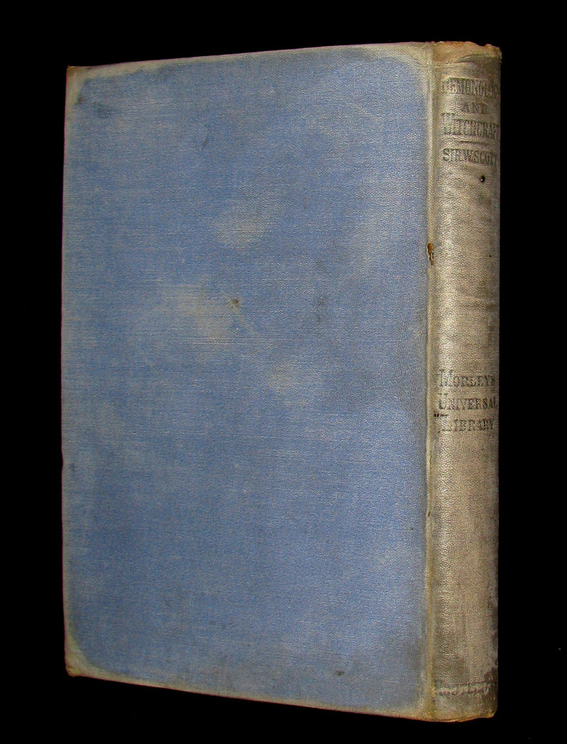 1884 Rare Edition  - Demonology & Witchcraft - WITCHES & FAIRIES by Sir Walter Scott