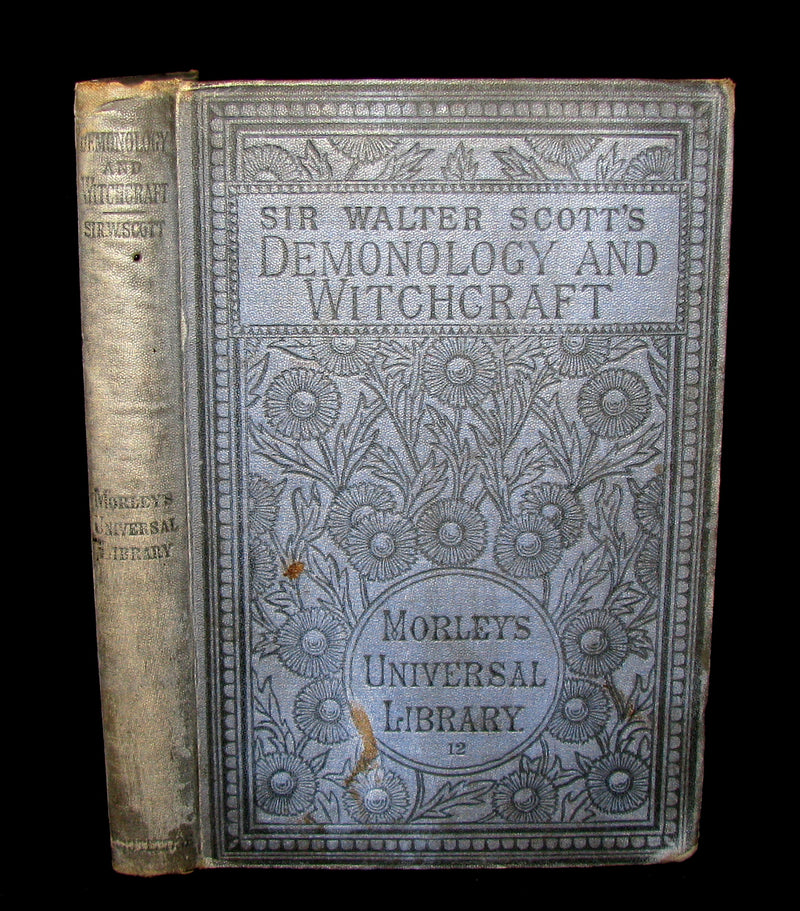 1884 Rare Edition  - Demonology & Witchcraft - WITCHES & FAIRIES by Sir Walter Scott