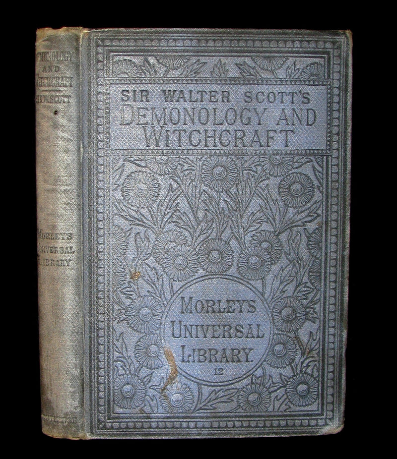 1884 Rare Edition  - Demonology & Witchcraft - WITCHES & FAIRIES by Sir Walter Scott