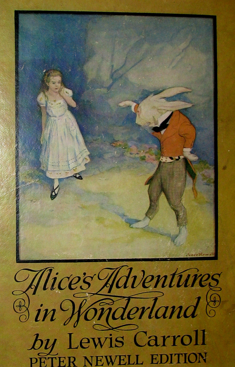 1901 Rare Edition - Alice's Adventures in Wonderland by Lewis Carroll illustrated by Peter Newell.