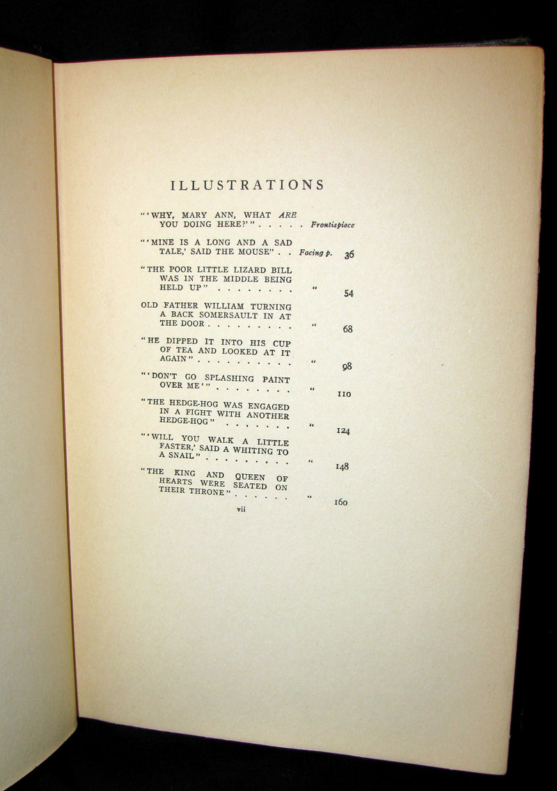 1901 Rare Edition - Alice's Adventures in Wonderland by Lewis Carroll illustrated by Peter Newell.