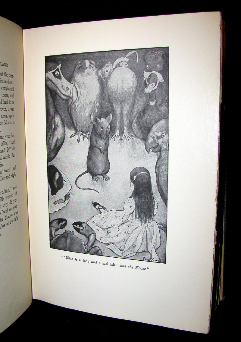 1901 Rare Edition - Alice's Adventures in Wonderland by Lewis Carroll illustrated by Peter Newell.