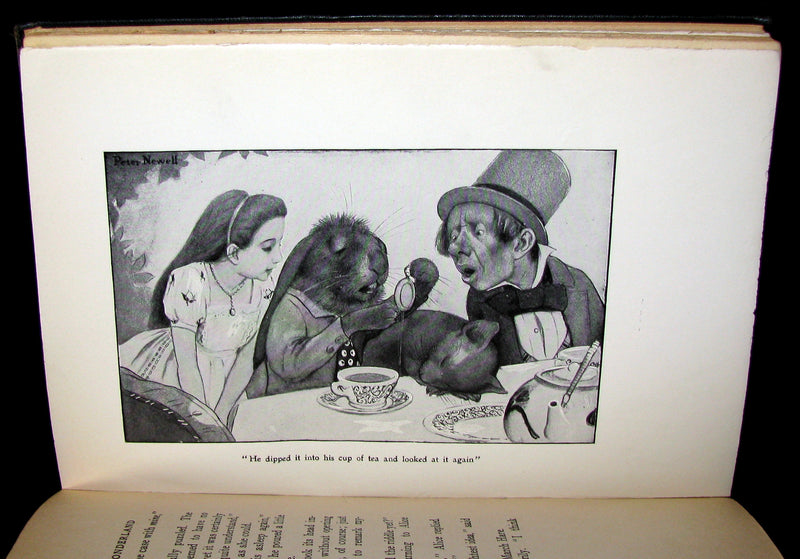 1901 Rare Edition - Alice's Adventures in Wonderland by Lewis Carroll illustrated by Peter Newell.