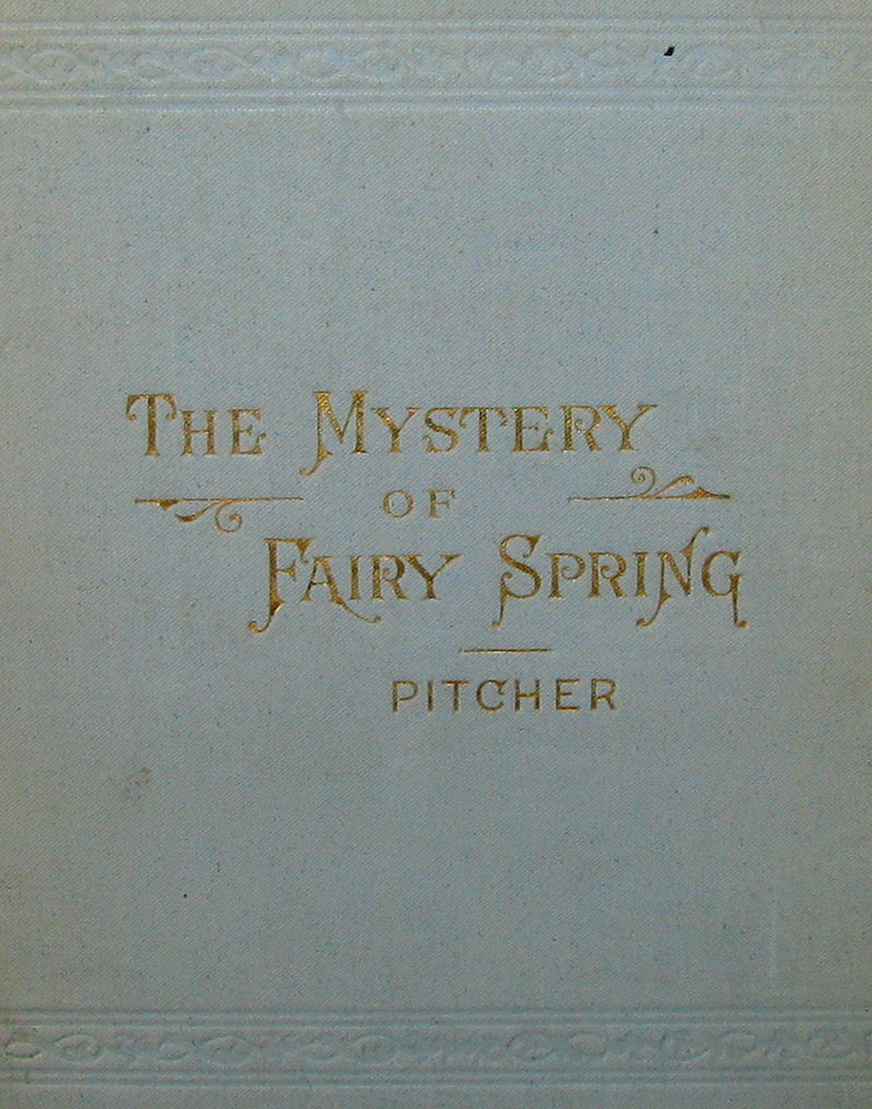 1899 Scarce Book - MYSTERY OF FAIRY SPRING -  A Tale of Otsego Lake by James Pitcher