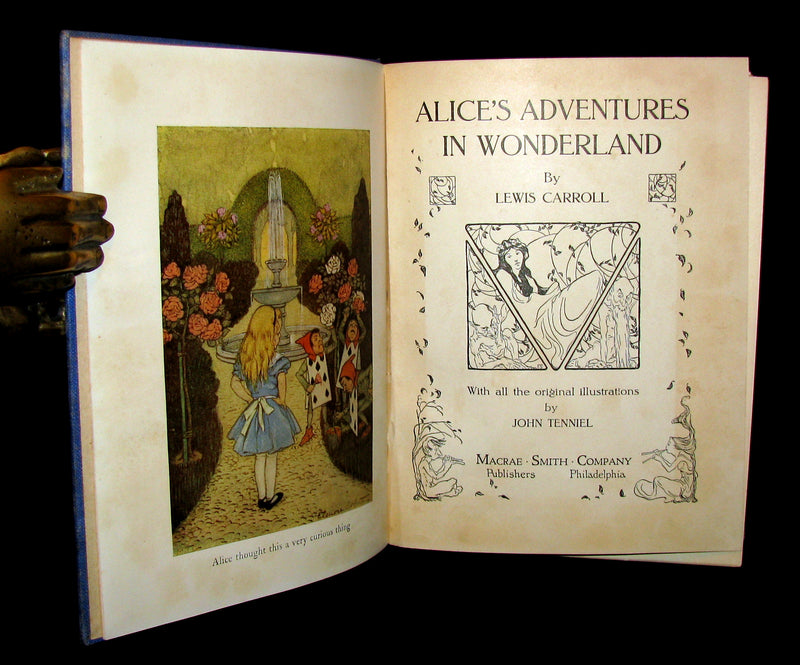 1910  Rare Macrae Smith Edition - Alice's Adventures in Wonderland illustrated