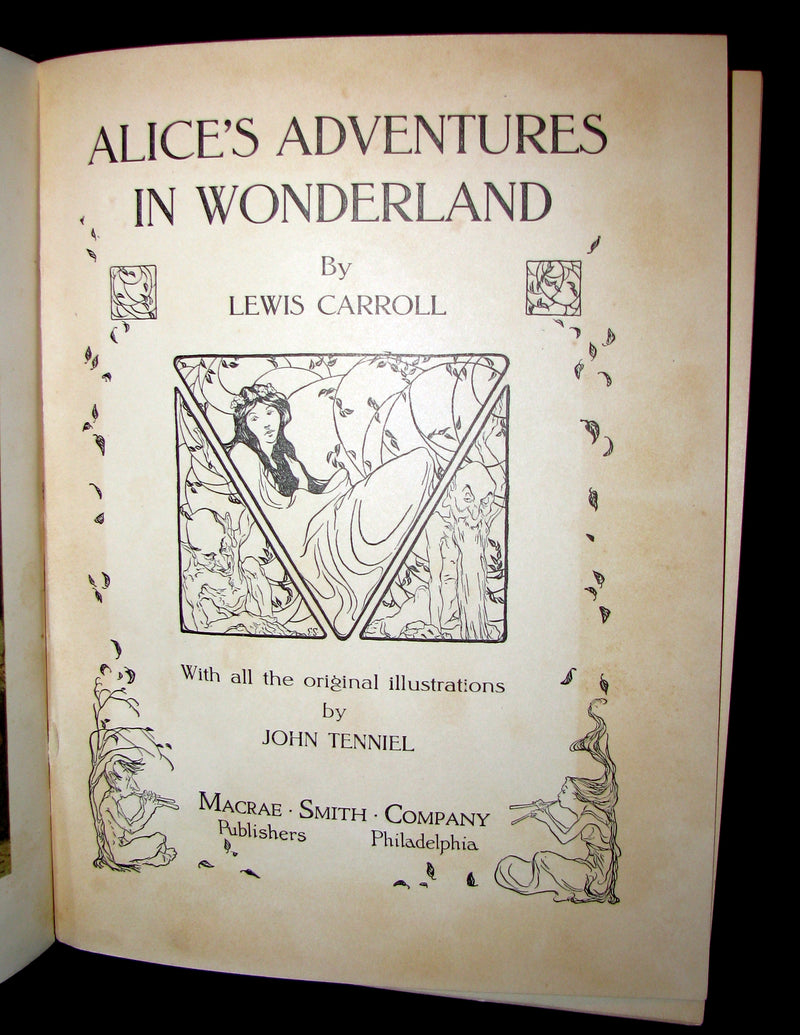 1910  Rare Macrae Smith Edition - Alice's Adventures in Wonderland illustrated