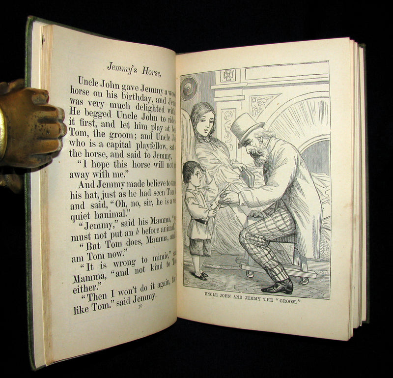 1874 Very Scarce Victorian Book - ALICE'S NEW BOOK. And Other Tales. Illustrated.