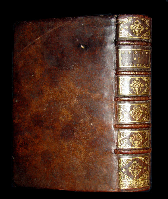 1690 Rare Latin French Bible - The Book of Exodus and Leviticus - L'Exode et Le Levitique