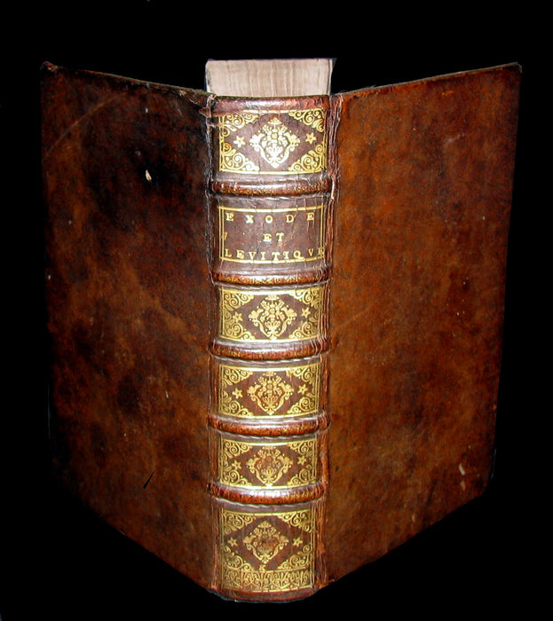 1690 Rare Latin French Bible - The Book of Exodus and Leviticus - L'Exode et Le Levitique