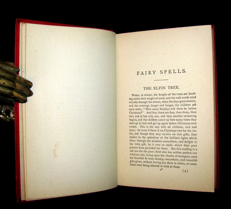 1887 Scarce Victorian Edition - Hackländer's FAIRY TALES - Enchanting and Enchanted. 1stED.