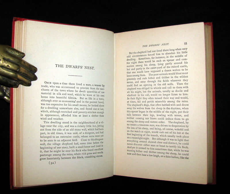 1887 Scarce Victorian Edition - Hackländer's FAIRY TALES - Enchanting and Enchanted. 1stED.