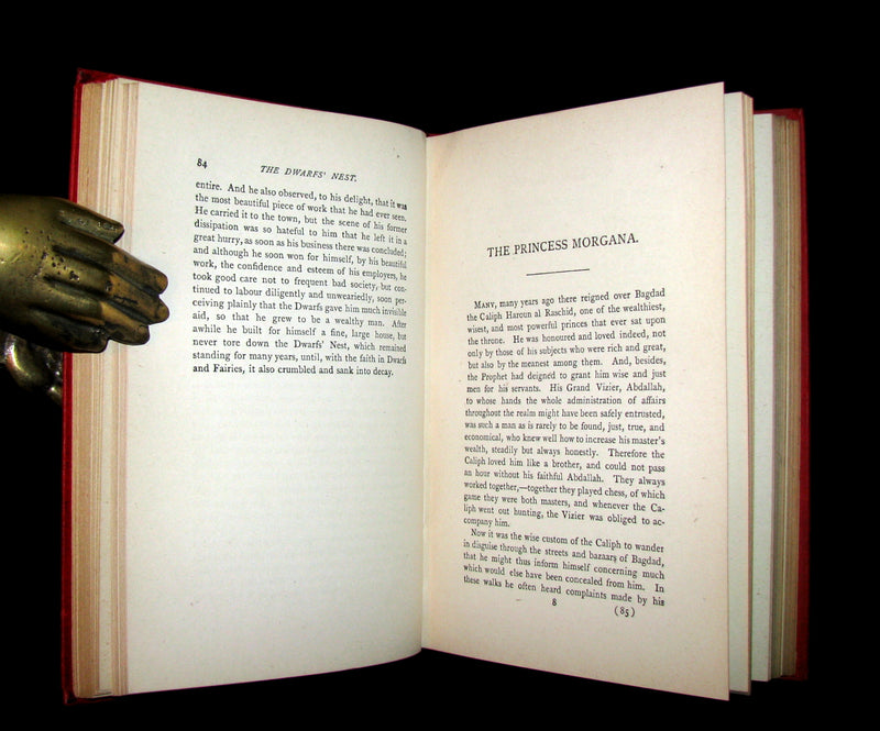 1887 Scarce Victorian Edition - Hackländer's FAIRY TALES - Enchanting and Enchanted. 1stED.