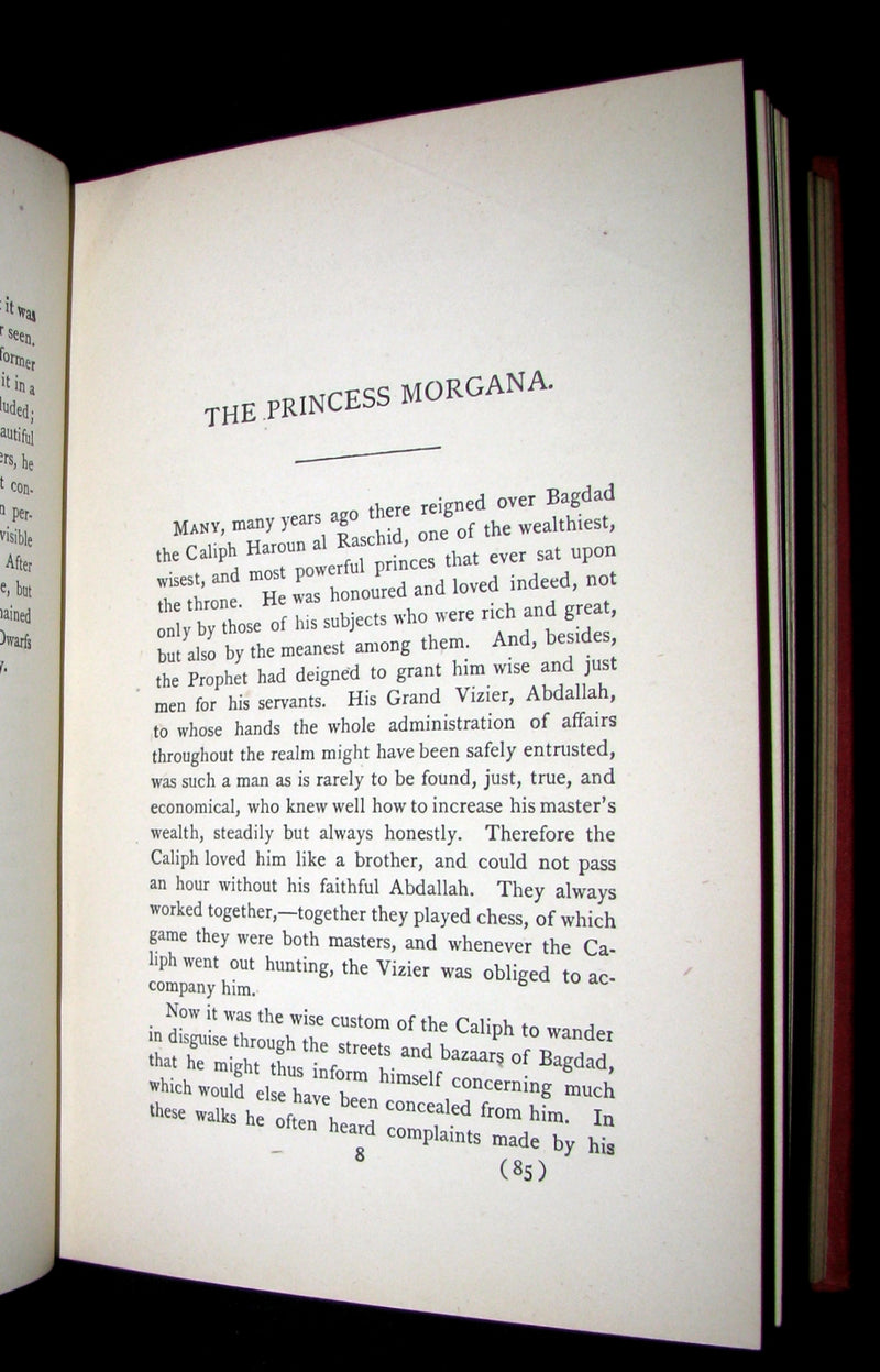 1887 Scarce Victorian Edition - Hackländer's FAIRY TALES - Enchanting and Enchanted. 1stED.