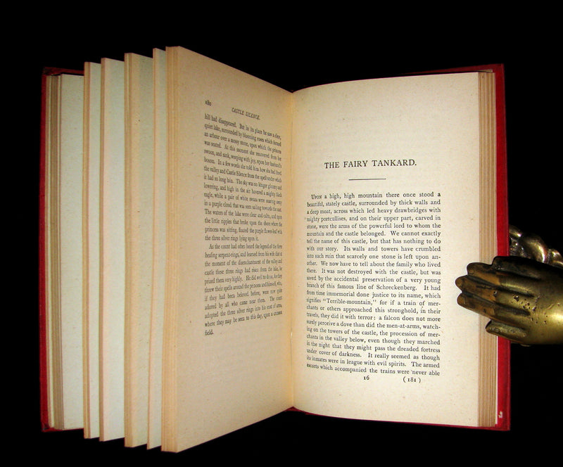 1887 Scarce Victorian Edition - Hackländer's FAIRY TALES - Enchanting and Enchanted. 1stED.