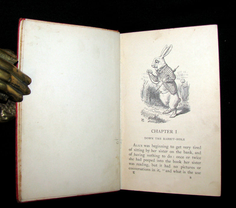 1908 Scarce "Miniature Edition" - Alice's Adventures in Wonderland by Lewis Carroll.