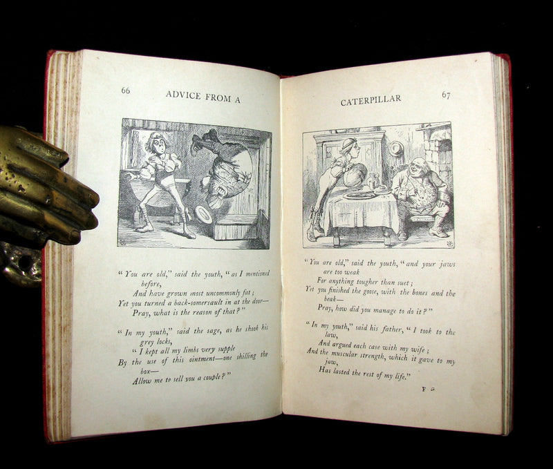 1908 Scarce "Miniature Edition" - Alice's Adventures in Wonderland by Lewis Carroll.
