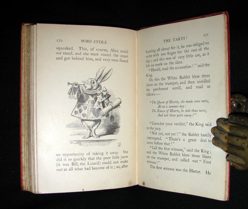 1908 Scarce "Miniature Edition" - Alice's Adventures in Wonderland by Lewis Carroll.