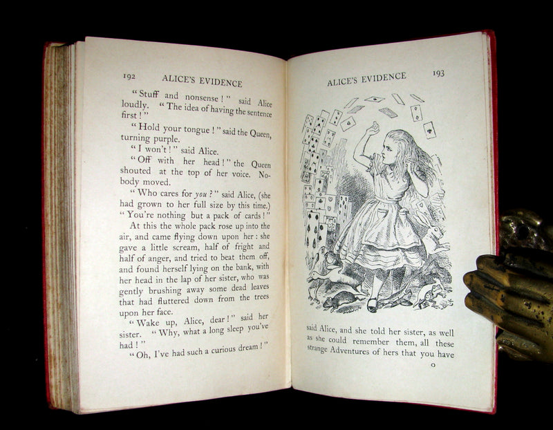 1908 Scarce "Miniature Edition" - Alice's Adventures in Wonderland by Lewis Carroll.