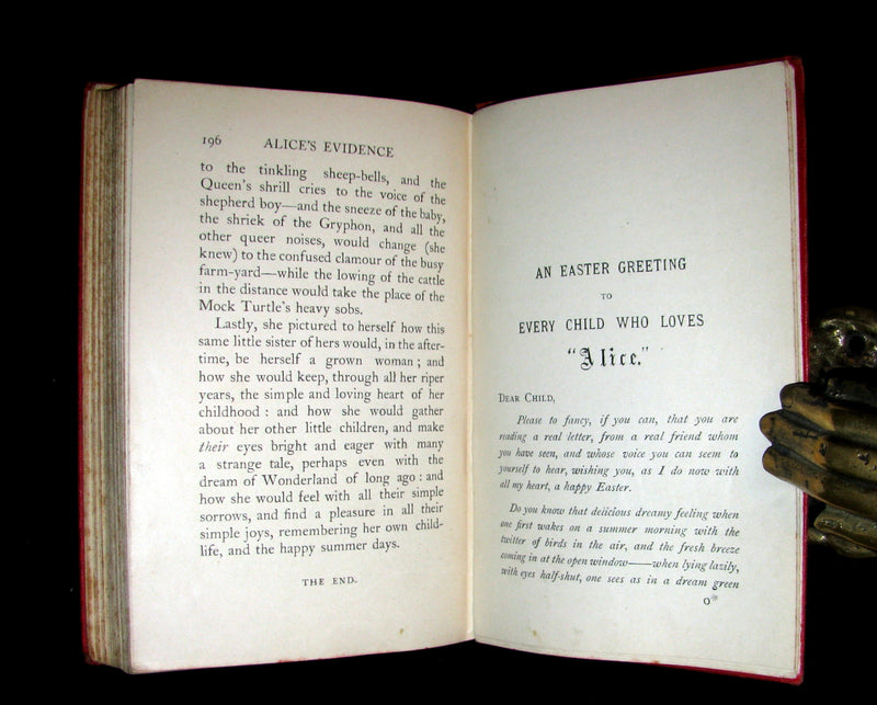 1908 Scarce "Miniature Edition" - Alice's Adventures in Wonderland by Lewis Carroll.