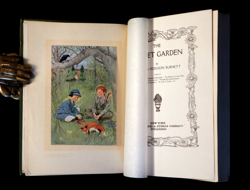 1911 Rare First Edition Book - THE SECRET GARDEN by Frances Hodgson Burnett.