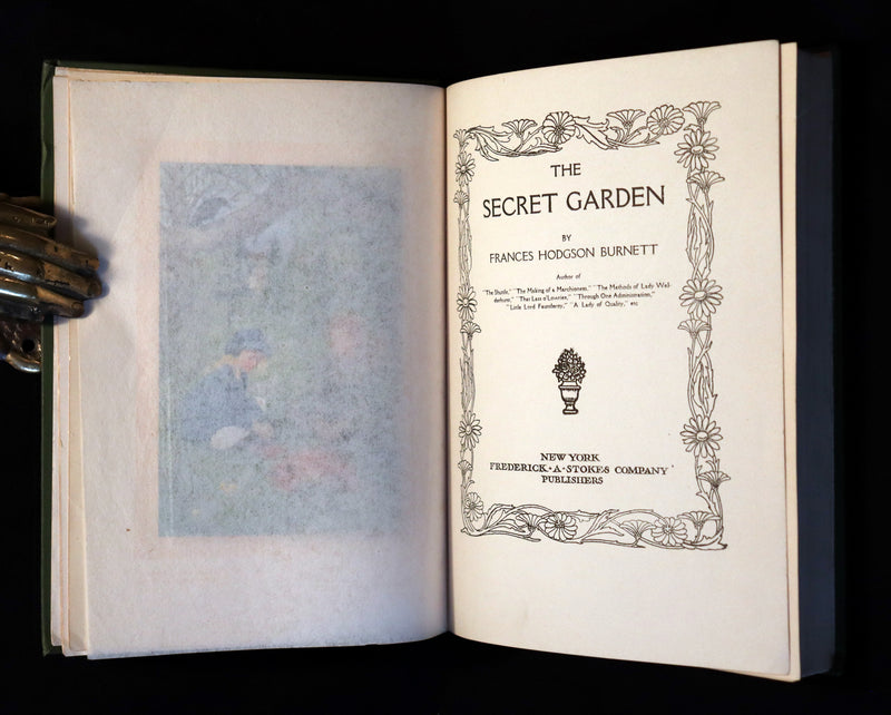 1911 Rare First Edition Book - THE SECRET GARDEN by Frances Hodgson Burnett.