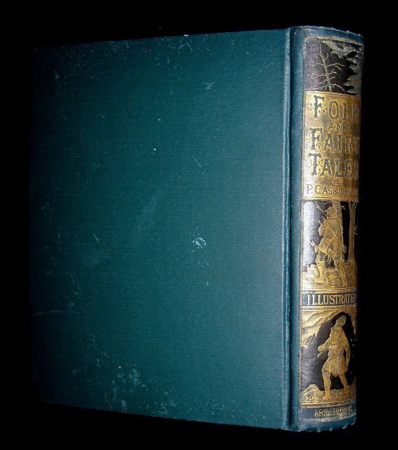 1883 Scarce Book - Norwegian Folk and Fairy Tales by P. Chr. Asbjörnsen. Illustrated.
