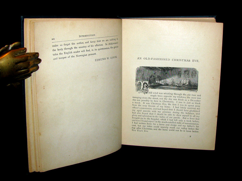 1883 Scarce Book - Norwegian Folk and Fairy Tales by P. Chr. Asbjörnsen. Illustrated.