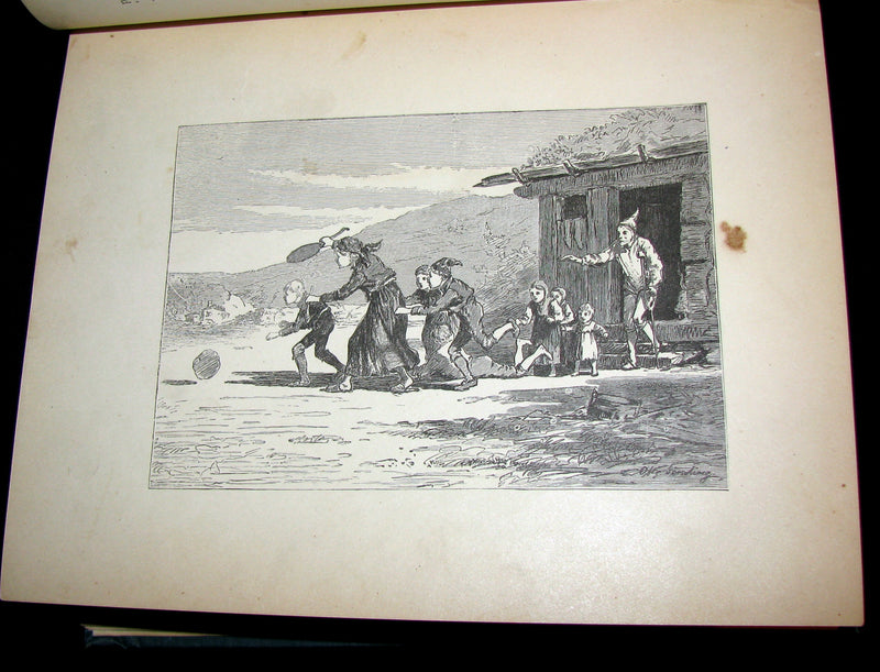 1883 Scarce Book - Norwegian Folk and Fairy Tales by P. Chr. Asbjörnsen. Illustrated.