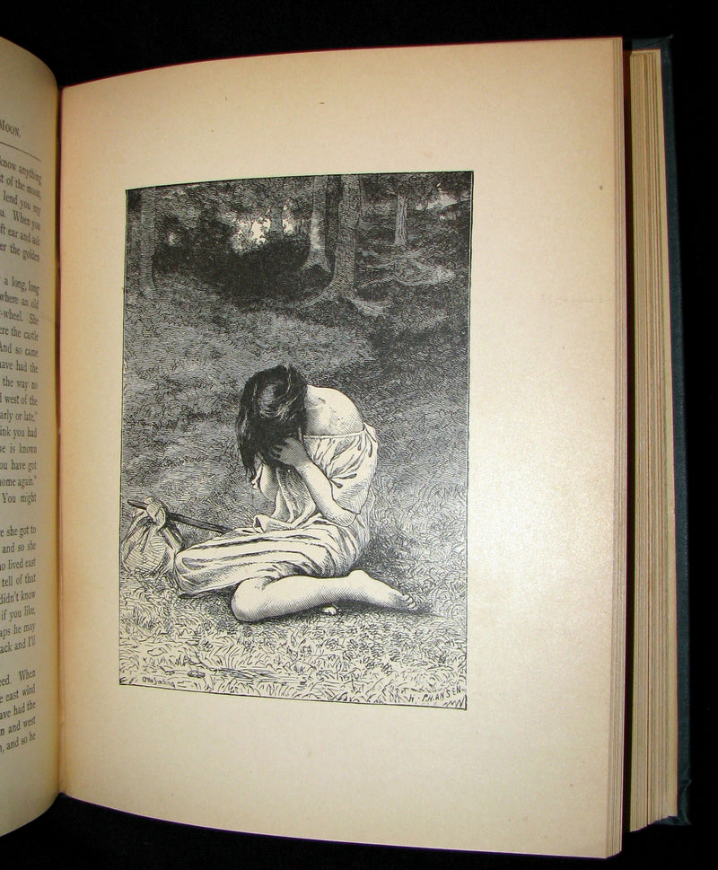 1883 Scarce Book - Norwegian Folk and Fairy Tales by P. Chr. Asbjörnsen. Illustrated.