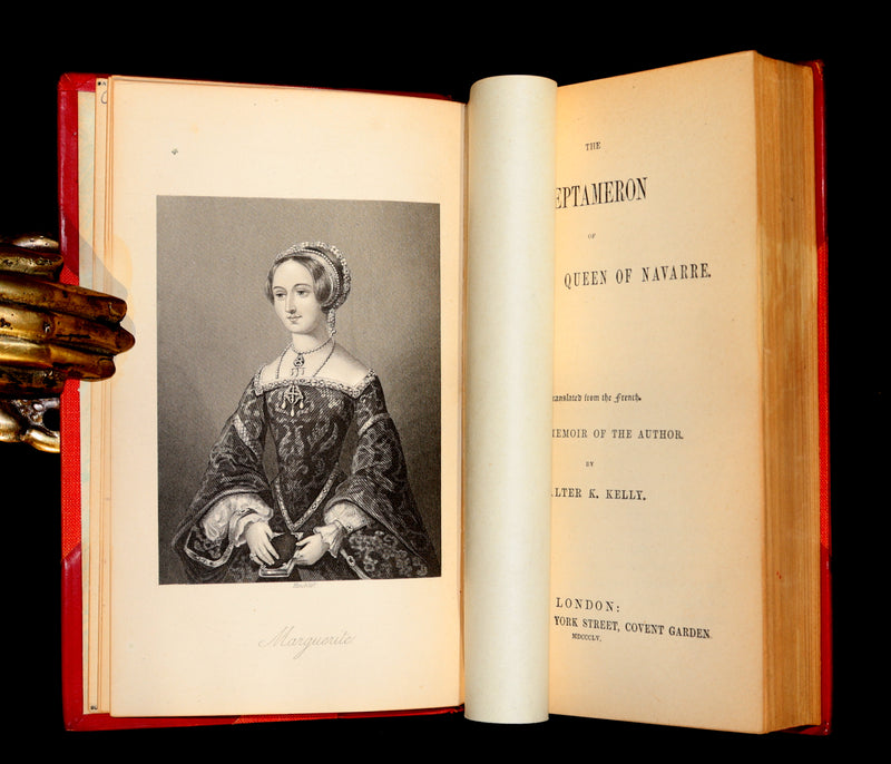 1855 Nice Bayntun Binding - The Heptameron of Margaret, Queen of Navarre.