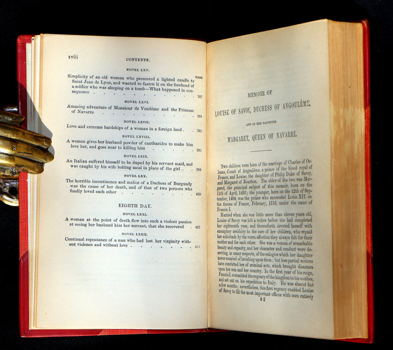 1855 Nice Bayntun Binding - The Heptameron of Margaret, Queen of Navarre.