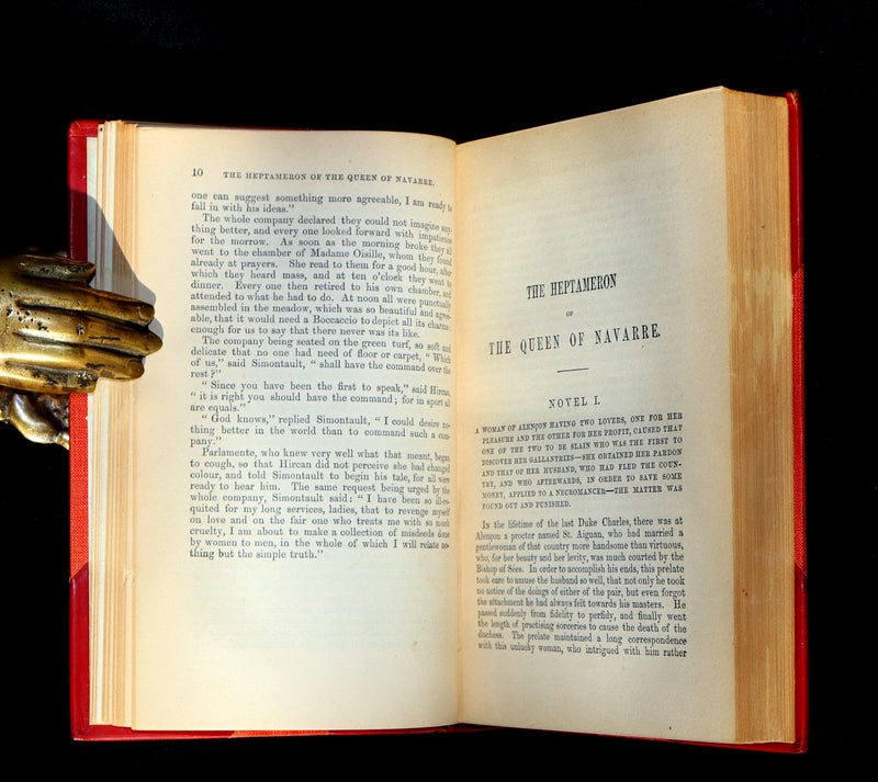 1855 Nice Bayntun Binding - The Heptameron of Margaret, Queen of Navarre.