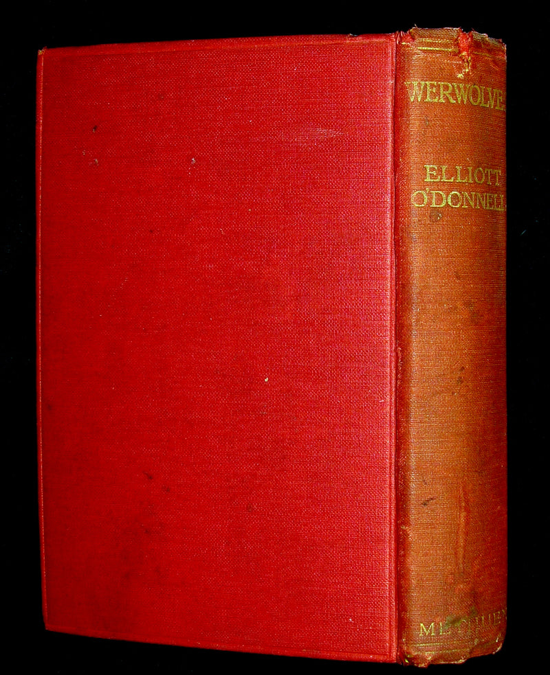 1912 Rare 1st Edition Book on Werewolves - WERWOLVES by Elliott O'Donnell