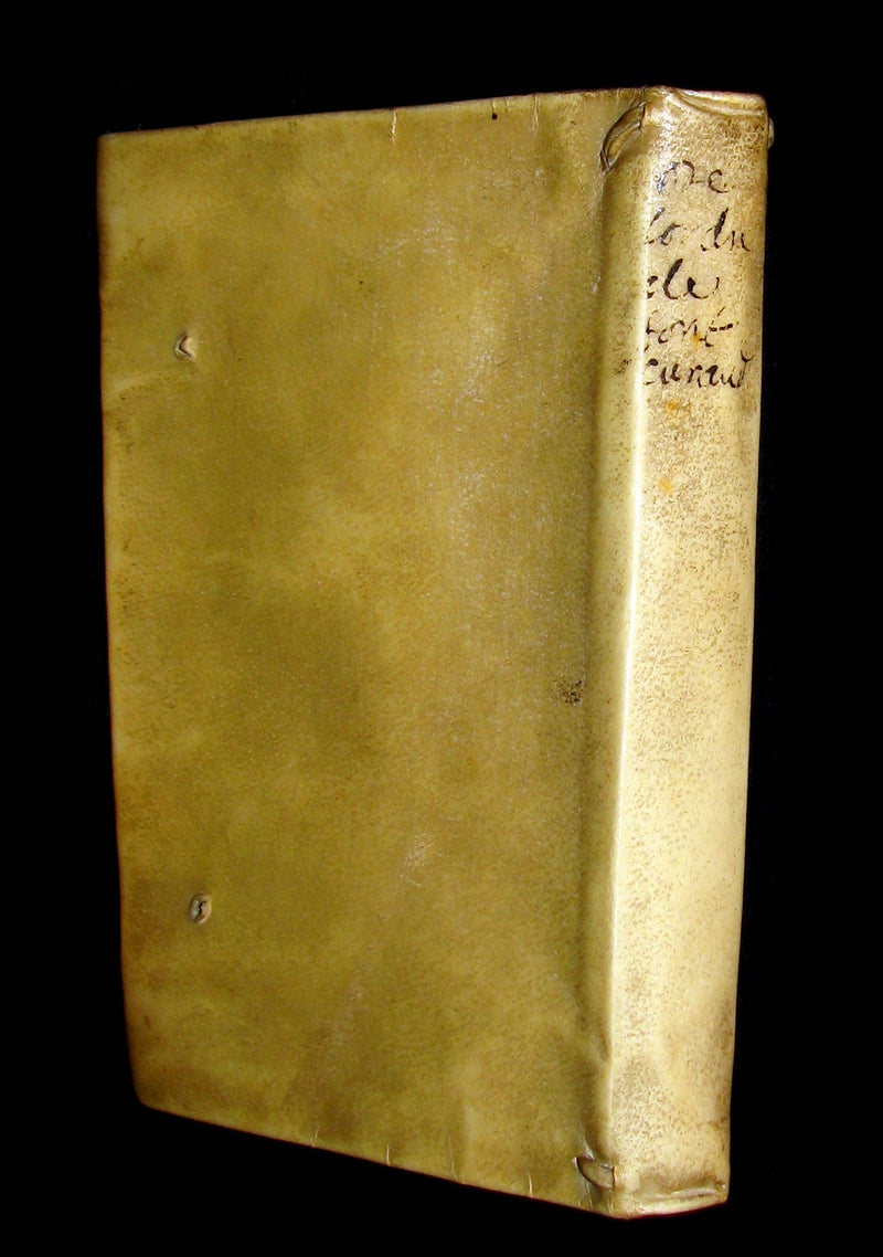1623 Scarce French Vellum Book - Raison de l'Institut de l'Ordre de Font-Evraud (FONTEVRAUD)