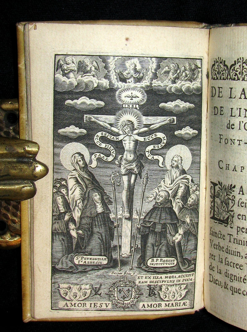 1623 Scarce French Vellum Book - Raison de l'Institut de l'Ordre de Font-Evraud (FONTEVRAUD)