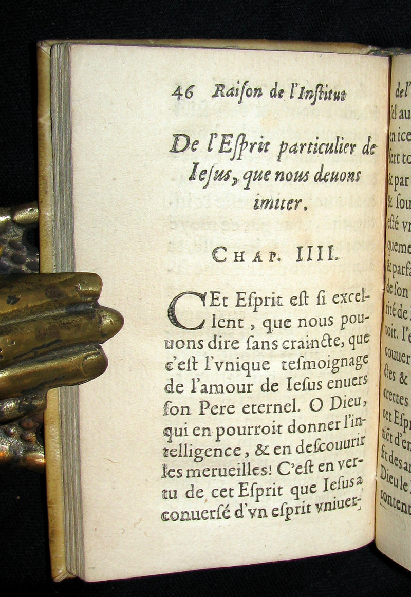 1623 Scarce French Vellum Book - Raison de l'Institut de l'Ordre de Font-Evraud (FONTEVRAUD)