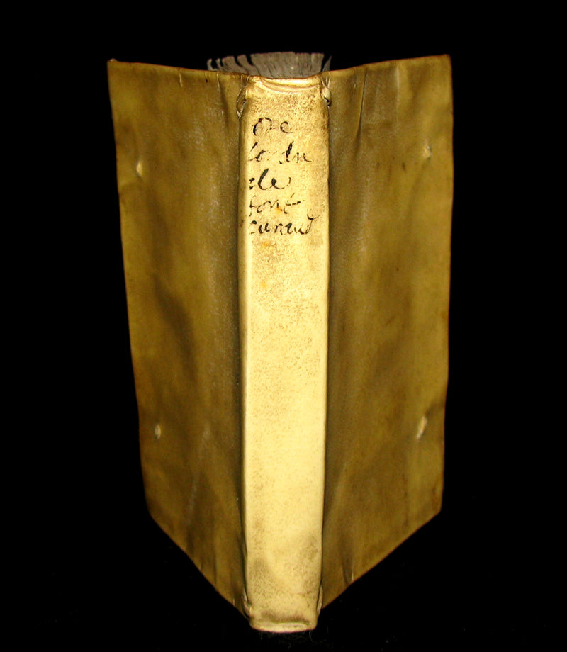 1623 Scarce French Vellum Book - Raison de l'Institut de l'Ordre de Font-Evraud (FONTEVRAUD)