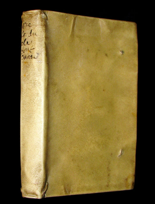 1623 Scarce French Vellum Book - Raison de l'Institut de l'Ordre de Font-Evraud (FONTEVRAUD)