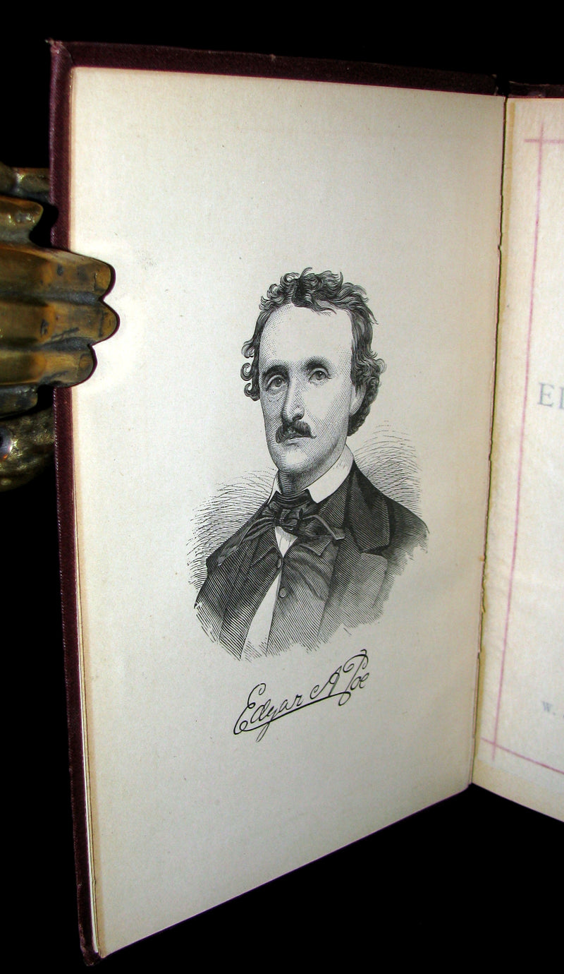 1881 Rare Victorian Book - Poems of Edgar Allan POE (The Raven, Lenore, Ulalume, ...)